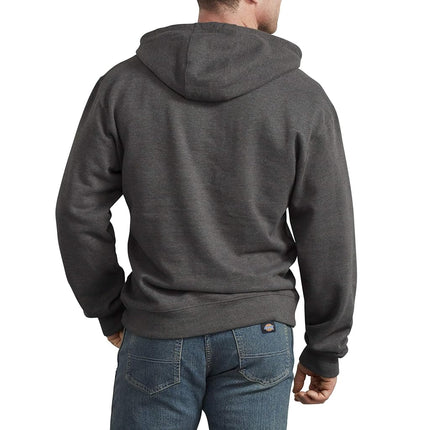 Dickies Men's Pullover Fleece Hoodie Jacket, Dark Heather, S