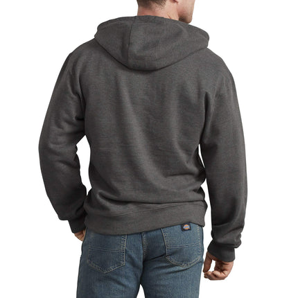 Dickies Men's Pullover Fleece Hoodie Jacket, Dark Heather, L