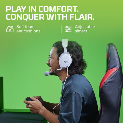 HyperX CloudX Stinger 2 Core - Casque de gaming pour Xbox, Léger, Casque supra-auriculaire avec micro, Fonction muet par rotation, Transducteurs de 40 mm