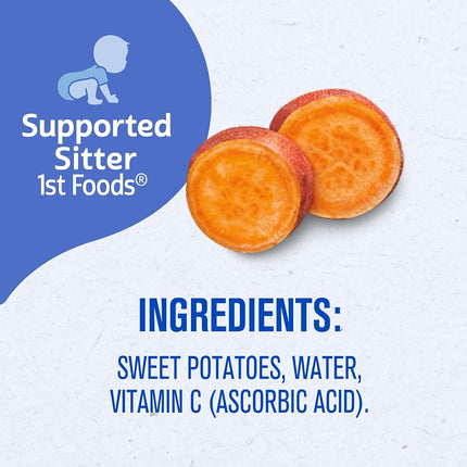 Gerber Purees 1st Foods Sweet Potato Baby Food Tubs (Pack of 8)