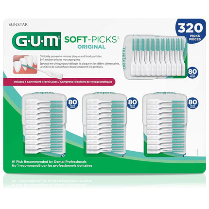 GUM Soft-Picks Original Dental Picks, 320 Count