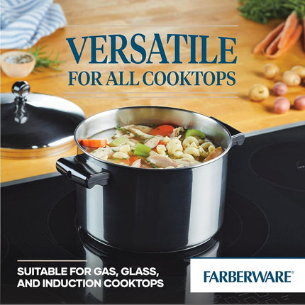 Farberware Classic Stainless Steel 4-Quart Covered Saucepot
