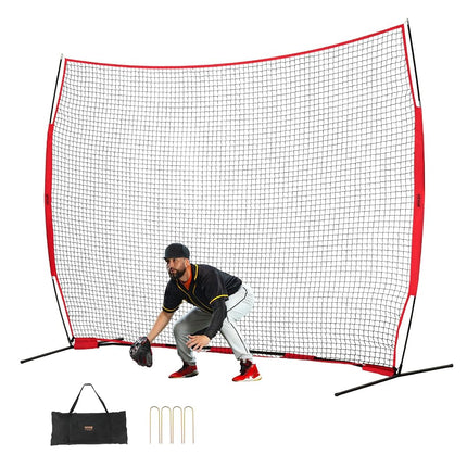 VEVOR Barricade Backstop Net, 12x9 ft Ball Sports 