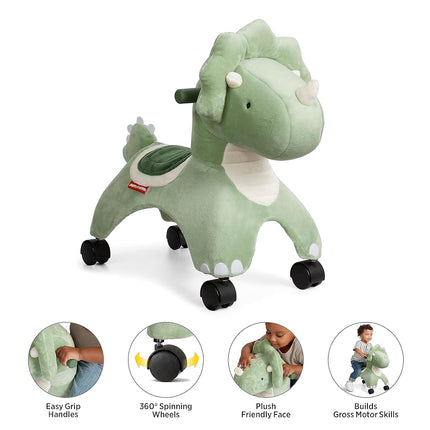 Radio Flyer Dash the Rolling Dinosaur Ride-On Toy, Ages 1-3