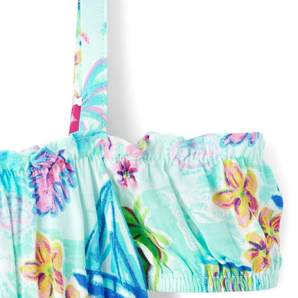 The Children's Place Robes habillées sans manches pour bébés filles et tout-petits, Tropical Cosmos, 5T