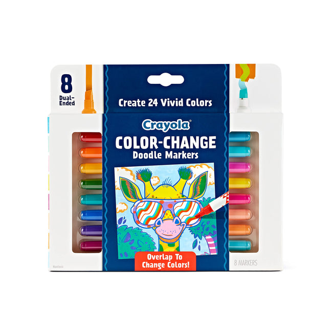 Crayola Color Changing Markers (8ct), No Bleed Mar