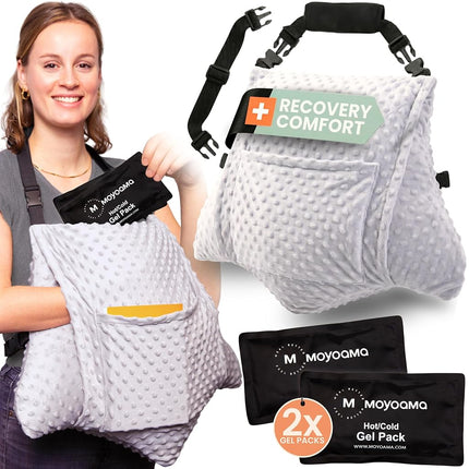 MOYOAMA 3 Pcs Hysterectomy Pillow Set - Incl 2 Gel