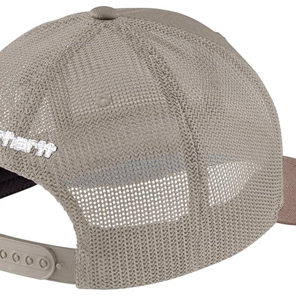 Carhartt Men's Rugged Flex Twill Mesh-Back Logo Patch Cap