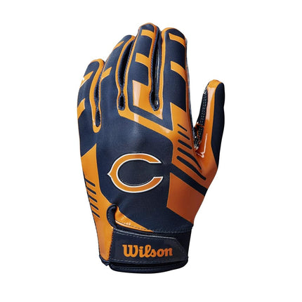 Wilson NFL Stretch Fit Football Gloves - Youth, Chicago Bears