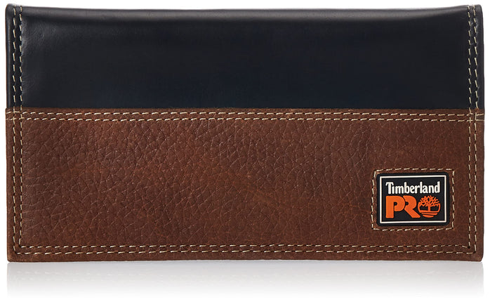 Timberland PRO mens Rfid Leather Long Bifold Rodeo