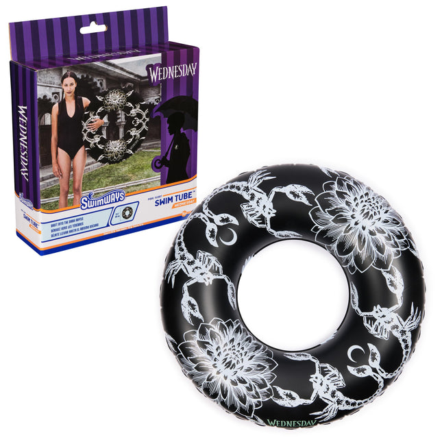 Swimways Wednesday Swim Tube Pool Float, Inflatabl
