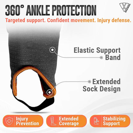 VIZARI Malaga Soccer Shinguard | Durable Soccer Shin Guard with Tough Protection & Elastic Straps | Breathable, Moisture-Wicking Youth Soccer GearProduct