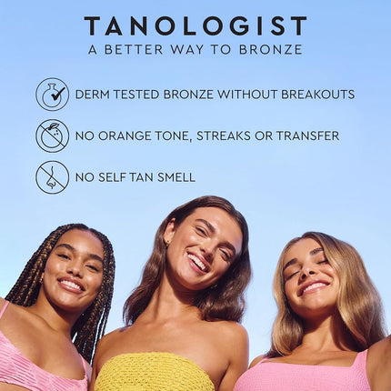 Tanologist Hydrating Daily Glow Body Lotion- Light/Medium, Buildable & Transfer-Proof Gradual Self Tanner, Summer Fragrance, Natural Not Orange, Lasts 7 Days, Vegan Clean Formula, 8.45 fl oz