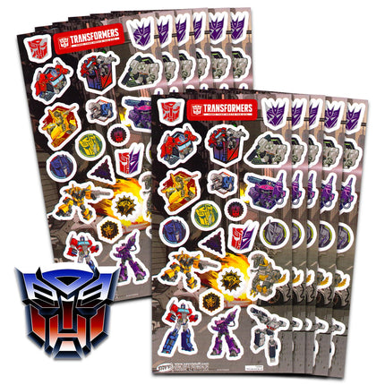 Transformers Party Favors Bundle - 12 Pack Sticker