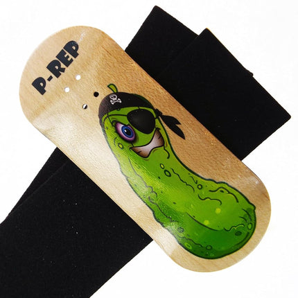 P-REP V2 PRO Performance Complete Wooden Fingerboard with Urethane Wheels - Pickle Pirate 36mm