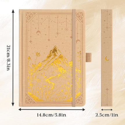 MGGAO Dotted Journal for Women Men, A5 Hardcover Dot Notebook