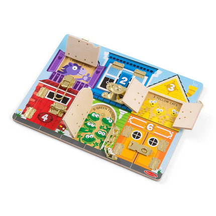 Melissa & Doug Latches Board Game - Frustration-Fr