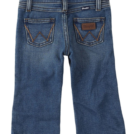 Wrangler Jeans de Cinco Bolsillos de Corte Bota para Bebés, Ropin', 24 Meses