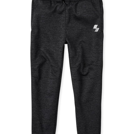 The Children's Place Boys' Sport Knit Performance Pants, Black, X-Large
