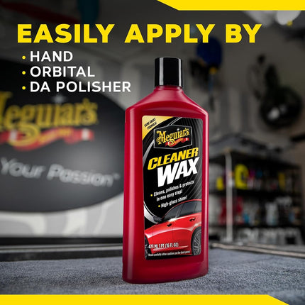 Meguiar's A1216 Cleaner Wax - Liquid - 16 oz.