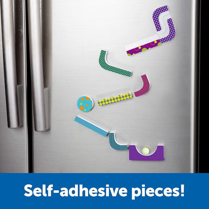 Learning Resources STEM Explorers Marble Runners, STEM Learning Toy, Build a Marble Run for 5 Year Olds, Track Pieces Cling to Walls & Windows, Ages 5+
