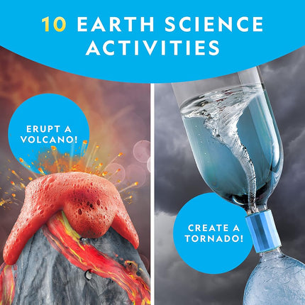 NATIONAL GEOGRAPHIC Mega Science Lab - Science Kit Bundle Pack with 75 Easy Experiments, Featuring Earth Science, Chemistry, and Science Magic Activities for Kids