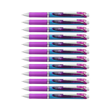 Pentel EnerGel Xm BLN75 0.5mm Violet (Pack of 12)