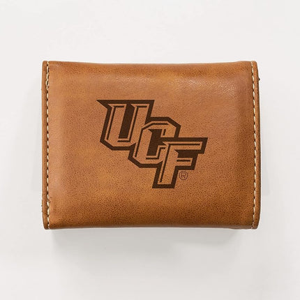 Rico Industries NCAA UCF Knights Laser Engraved Trifold Wallet