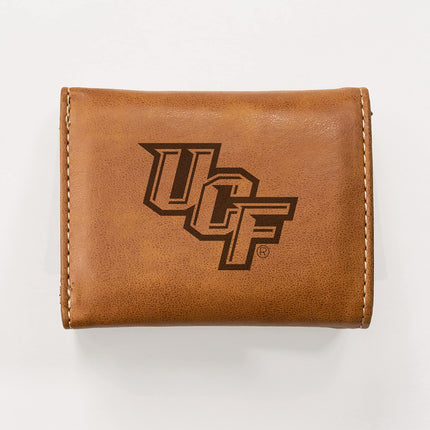 Rico Industries NCAA UCF Knights Laser Engraved Trifold Wallet
