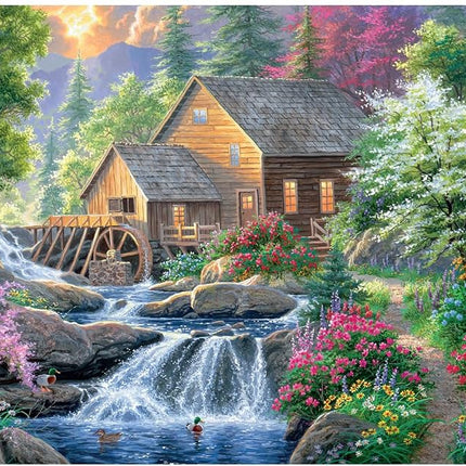 Buffalo Games - Summertime Mill - 500 Piece Jigsaw Puzzle for Adults