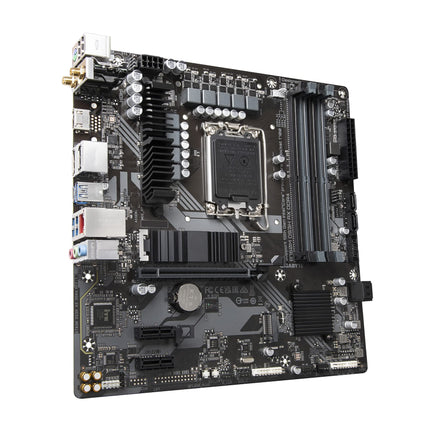 GIGABYTE B760M DS3H AX DDR4 (LGA 1700/ Intel/ B760/ M-ATX/ DDR4/ 2* M.2/ PCIe 4.0/ USB 3.2 Gen 2 Type-C/WiFi 6E/ 2.5GbE LAN/Q-Flash Plus/PCIe EZ-Latch/Gaming Motherboard)