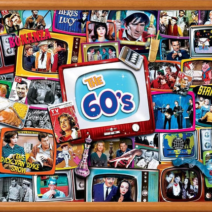 MasterPieces TV Time Puzzles Collection - 60s Shows 1000 Piece Jigsaw Puzzle