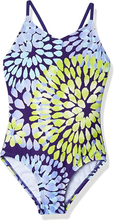 Kanu Surf Girls' Daisy Beach Sport 1-Piece Swimsui