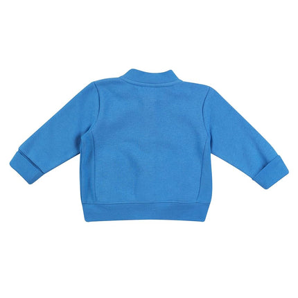 Hanes Unisex-Baby Baby Sweatshirt, Zippin Soft 4-Way Stretch Fleece Zip Up Sweatshirt Jacket, Babies and Toddlers, Provence Blue, 0-6 Months