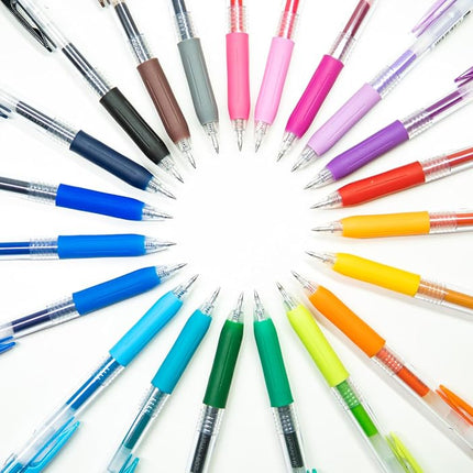 Sarasa Clip Retractable Gel Pen.5mm, Assorted 20 Pack Pouch (47220)