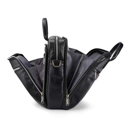 Porte-documents Samsonite Classic en cuir, noir, taille unique