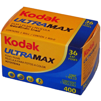Kodak ultramax iSO 400 24poses 36 photos 2 films i