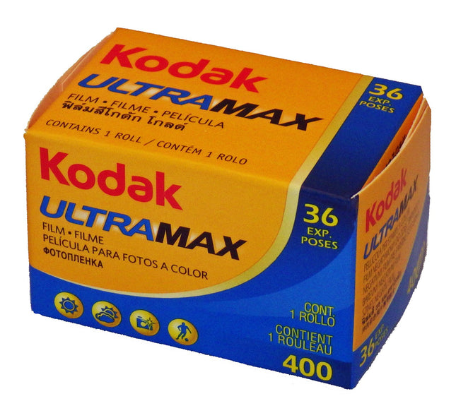 Kodak ultramax iSO 400 24poses 36 photos 2 films i