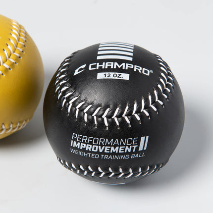 Champro Weighted Training Softball Set YELLOW, BLACK,12-Inch