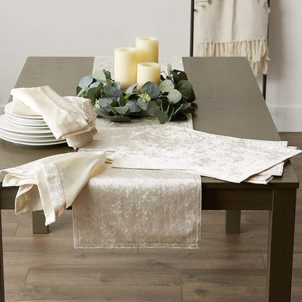 DII Tabletop, Polyester, Cream, Table Runner, 14x72