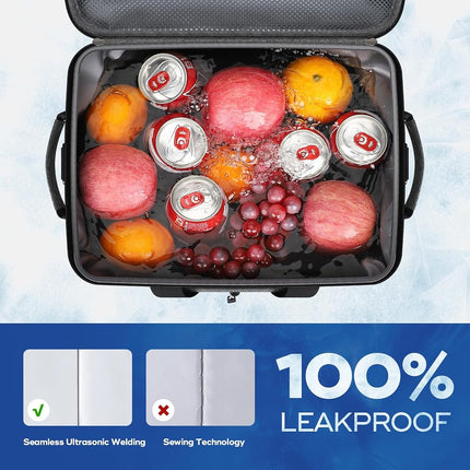 Maelstrom 40Can Collapsible Soft Cooler Bag, Leakproof Insulated Ice Chest