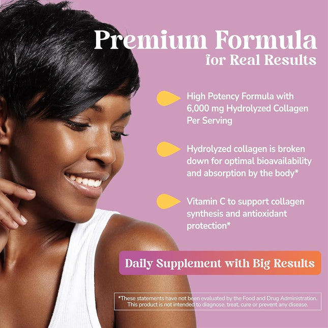 21st Century Super Collagen Plus Vitamin C Supplements, 180 Count