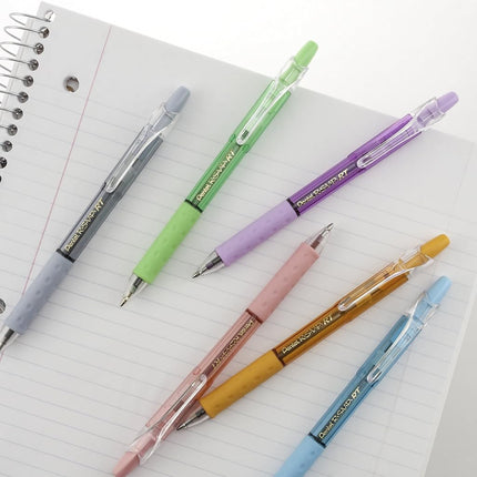 Bolígrafo retráctil Pentel RSVP RT Colors, línea mediana, cuerpo naranja, paquete de 2 (BK93CRBP2F)