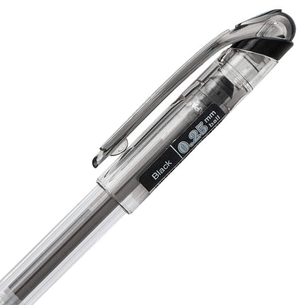 Pentel Arts Slicci Extra Fine Gel Pen, Black Ink 2-Pack (BG202BP2A)