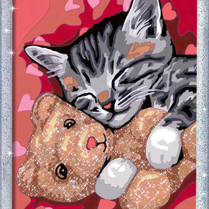Ravensburger CreArt Series D Classic Kitten and its Bear