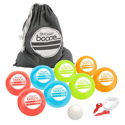 GoSports Soft Bocce Set Includes 8 Weighted Balls,