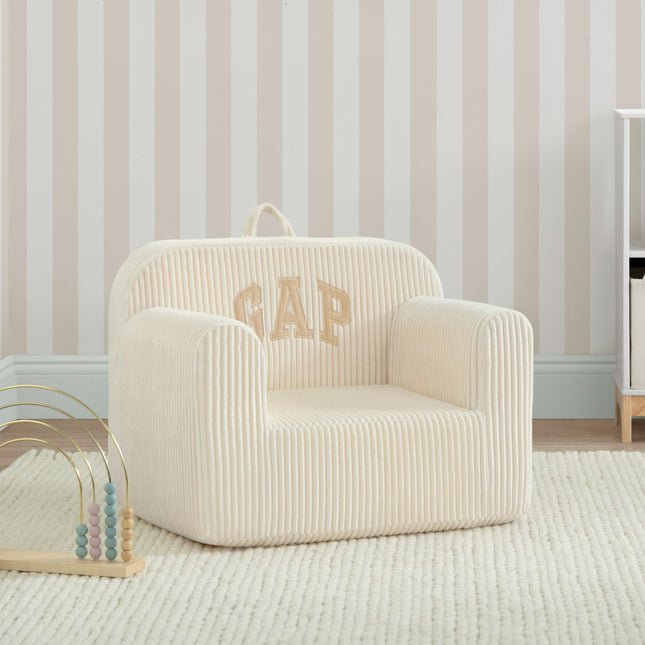 Delta Children babyGap Ribbed Velour Chairs - Greenguard Gold Certified, Beige