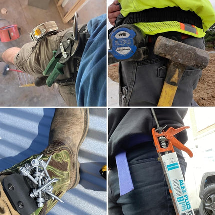 Holstery MagMaster | Magnetic Tool Holder - Strong Clip-On Belt Magnet Holster for Screws, Hammer, Sockets, Pliers, Drill Bit, Wrench, or Any Magnetic Tools and Hardware