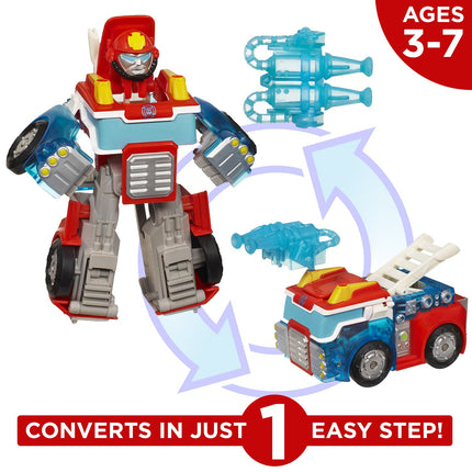 Transformers A2768 Playskool Heroes Figura de acción de Rescue Bot, Heatwave
