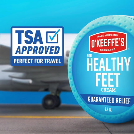 O'Keeffe's for Healthy Feet Foot Cream, 3.2 oz., Jar